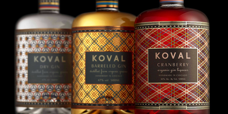 KOVAL コーヴァル　ドライ・ジン　　　　　　500ml  2本セット