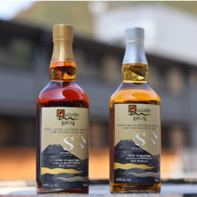 ガイアフロー10 周年記念 静岡蒸溜所の　シングルカスク2種を数量限定発売　初めての100%⽇本⼤⻨ウイスキー